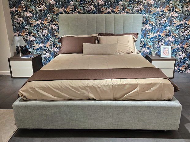 Letto matrimoniale con contenitore Artigianaletti Navajo Alto