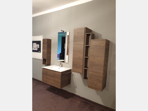 Mobile bagno Produzione Artigianale anta gola J