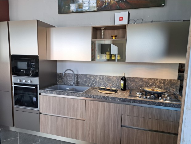 Cucina lineare Febal Casa modula gola