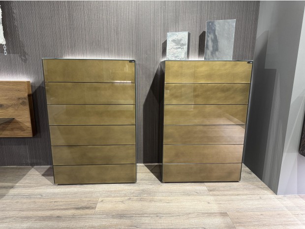 Cassettone Lago Materia Dressers Set di 2 pezzi