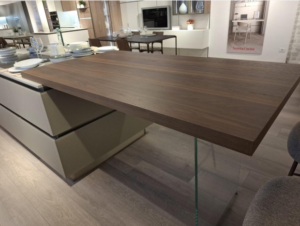 Mensola Veneta Cucine Piano in legno rovere