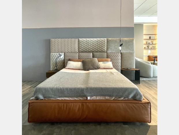 Letto matrimoniale con contenitore Flexteam Sommier slim one