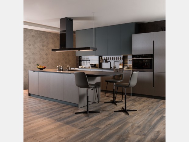 Cucina con Isola Diotti.com KLAB 07 OUTLET