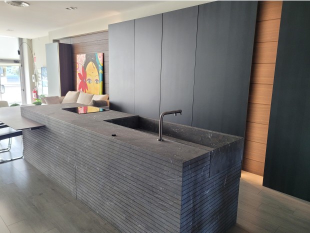 Cucina con Isola Modulnova Blade lab