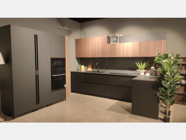 Cucina angolare Arredo3 Kalì Pet nero