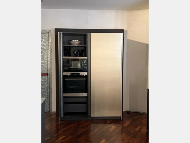 Cucina Valdesign Logica - Laccato metallico prosecco