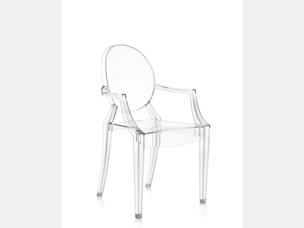 Sedia con braccioli Kartell Louis Ghost