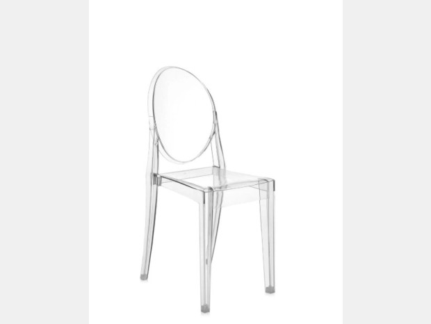 Sedia senza braccioli Kartell Vicoria Ghost