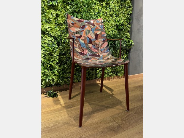 Sedia con braccioli Kartell H.h.h. graphic impression