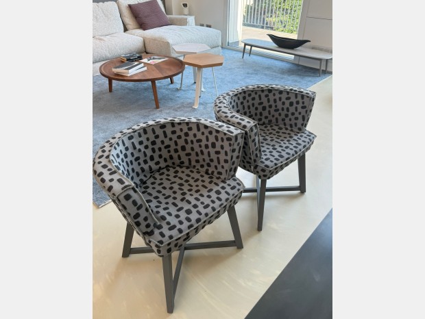 Sedia con braccioli Gervasoni POLTRONCINE GRAY
