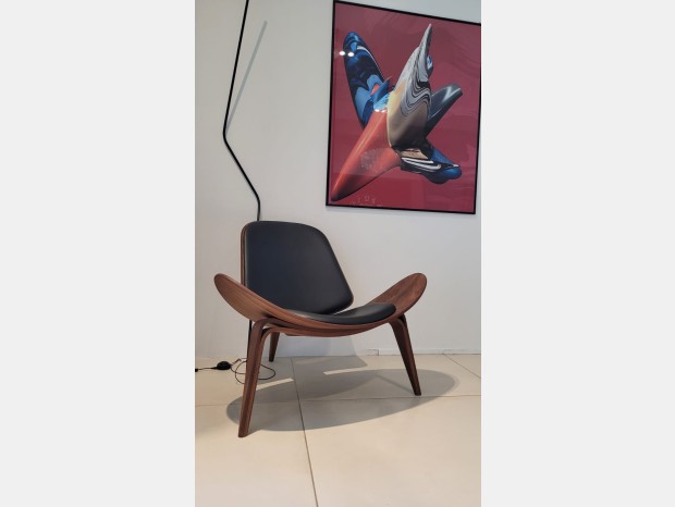 Poltrona Carl Hansen & Søn CH07 SHELL CHAIR