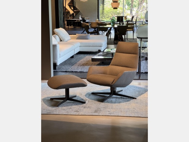 Poltrona con pouf Lema Lady Jane