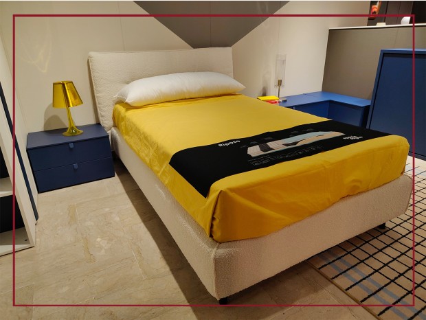 Letto a una piazza e mezza Samoa Cut compatto