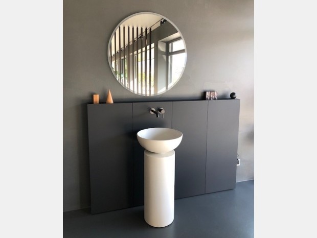 Mobile bagno Noorth Caba + colonna lavabo Saba
