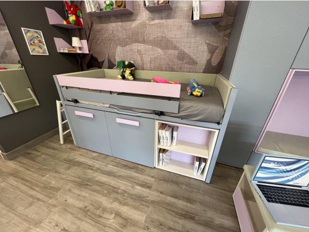 Cameretta trasformabile Moretti Compact BLOOM