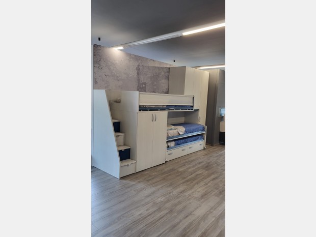 Cameretta con soppalco Moretti Compact FR12