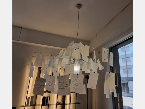 Lampada sospesa Ingo Maurer Zettel'Z 5