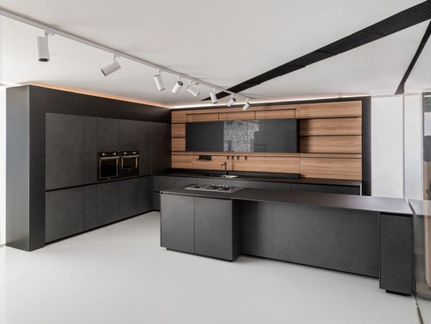 Cucina con Isola Valcucine Riciclantica