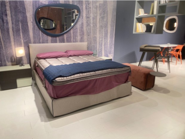 Letto matrimoniale con contenitore Altrenotti Iris