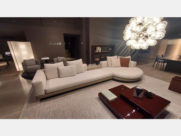 Divano Chaise-longue Minotti Connery