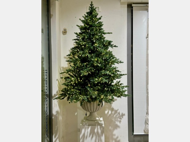 Lampada da terra EDG Pino Argentato H 210 cm Con Miniled