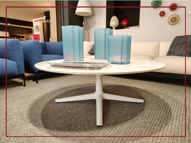 Tavolino rotondo Kartell MULTIPLO LOW TONDO