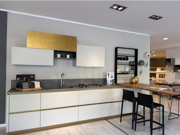 Cucina con penisola Scavolini DeLinea