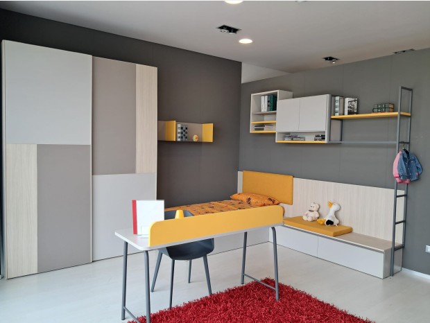 Cameretta letto singolo Colombini Golf