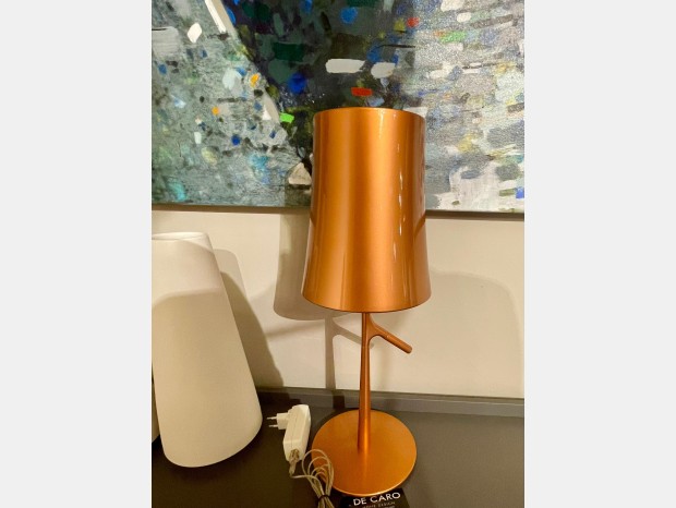Lampada da tavolo Foscarini Birdie rame tavolo