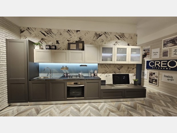 Cucina lineare Creo Kitchens SMART NECK
