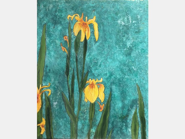 Quadro Benedetta Belloni Yellow Iris II
