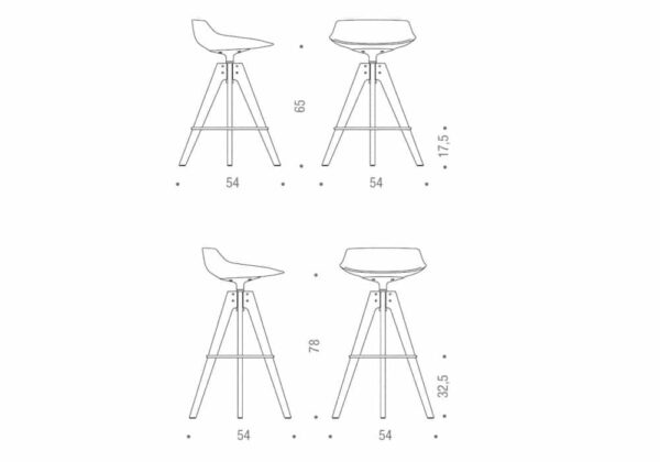 FLOW STOOL - Sgabello  - MDF Italia