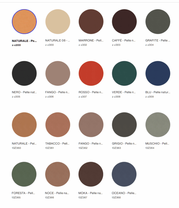 HOLA 367 Versione in pelle - Sedia con braccioli - CASSINA