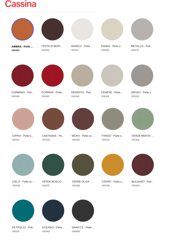 HOLA 367 Versione in pelle - Sedia con braccioli - CASSINA