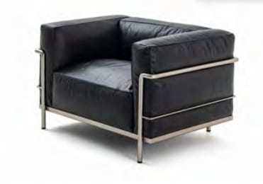 LC3 Fauteuil Grand Confort, grand modèle, durable - poltrona - CASSINA