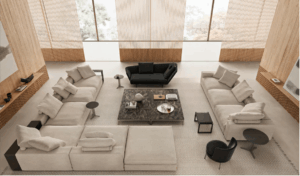 GROUNDPIECE - Divano - FLEXFORM