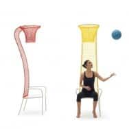 LAZY BASKETBALL - Sedia Basket - CAMPEGGI DESIGN