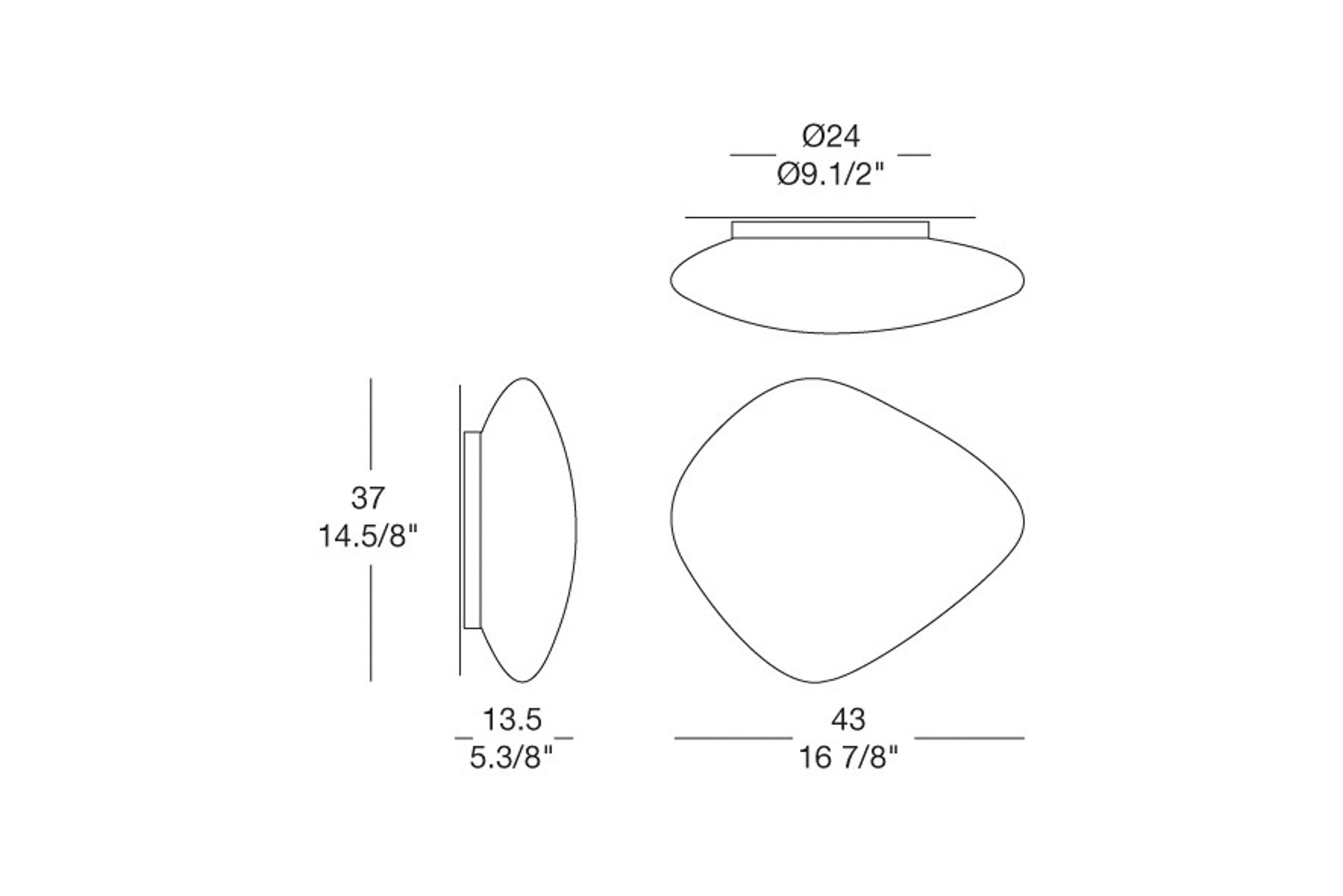 STONE - Lampada a parete - LEUCOS