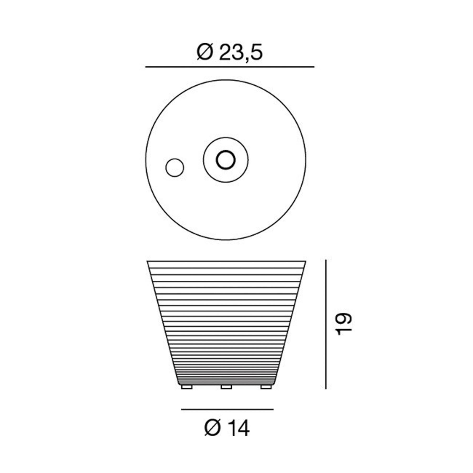 MULTIPOT+ USB - Lampada multifunzione da tavolo - ROTALIANA