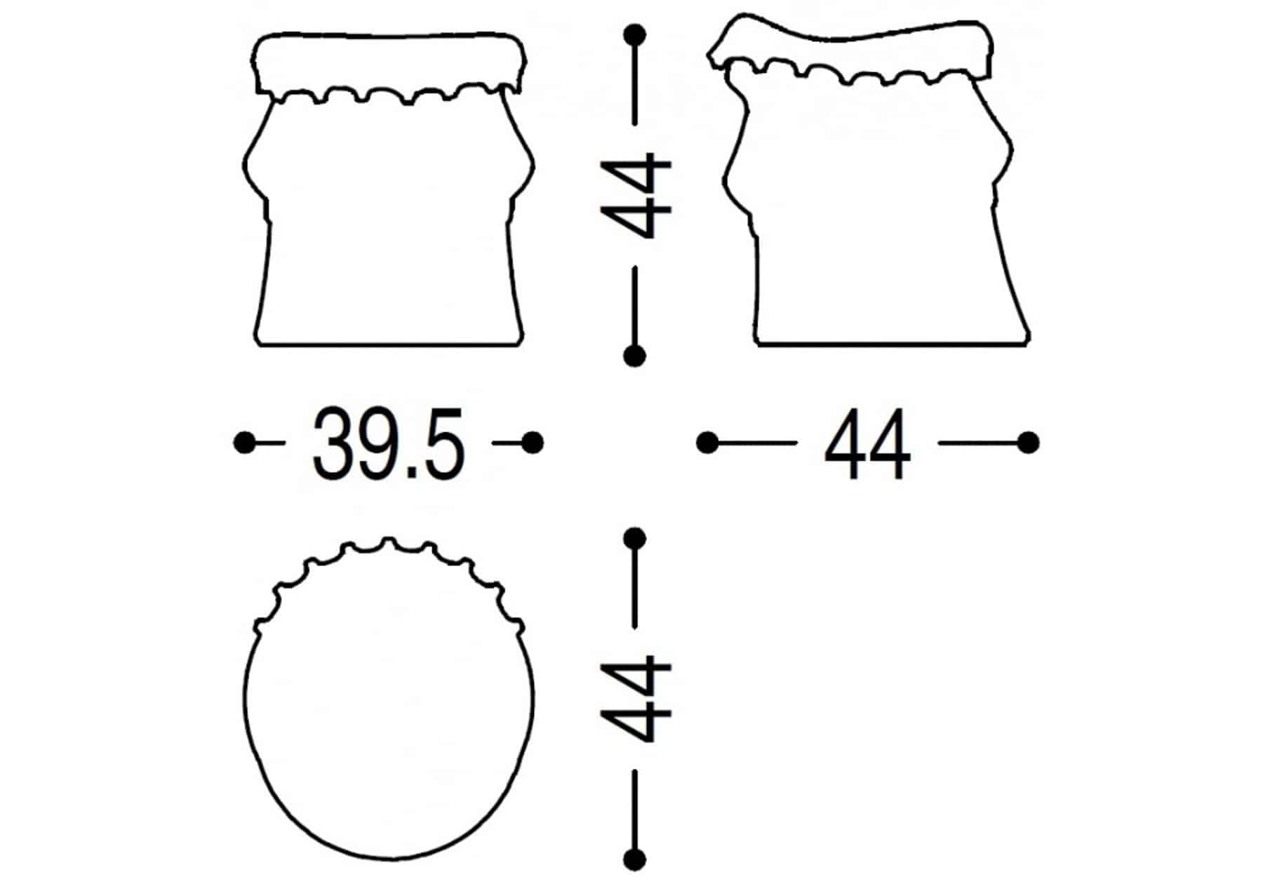 BOTTLE CAP - Seduta sgabello - RIVA 1920