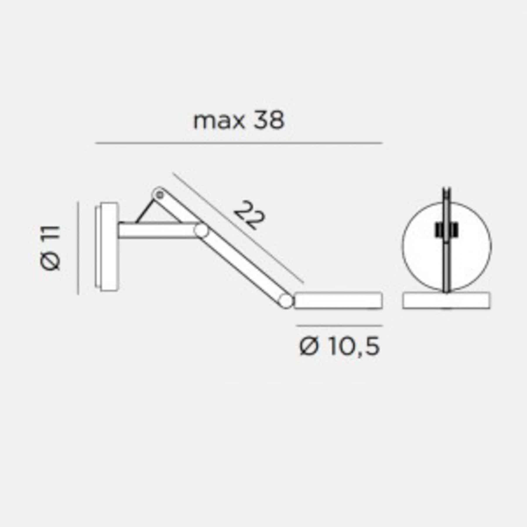 STRING W0 - Lampada da parete - ROTALIANA