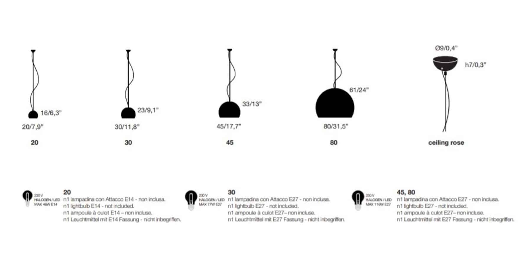 LaLAMPADA - Lampada da sospensione - OPINION CIATTI