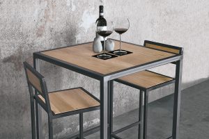 BACARO - Sgabello con schienale - RONDA DESIGN