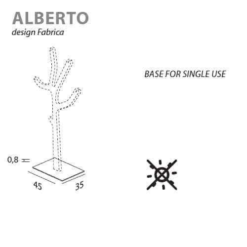 ALBERTO - Appendiabiti/Stendino -  HORM CASAMANIA