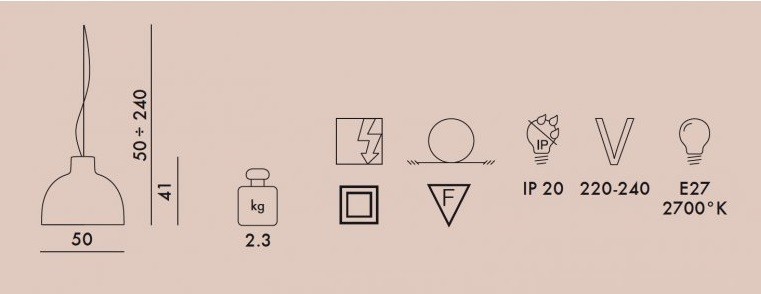 BELLISSIMA - Lampada a sospensione - KARTELL