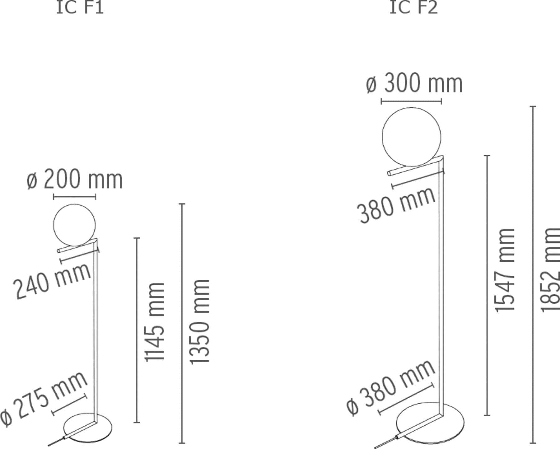 IC F - FLOS - Lampada