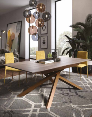 MILTON ROVERE - Tavolo fisso Cm. 90x160 - SABATINI SRL