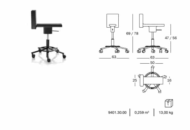 360° - Sedia girevole - MAGIS