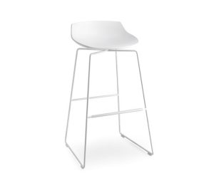 FLOW STOOL - Sgabello basamento a slitta - MDF Italia