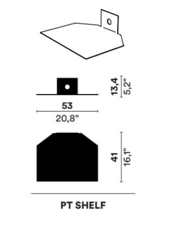 PTOLOMEO SHELF - Piano mensola - OPINION CIATTI